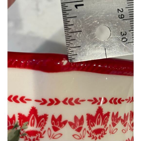 The Pioneer Women vintage Floral large utensil holder stoneware cottage - Picture 10 of 10